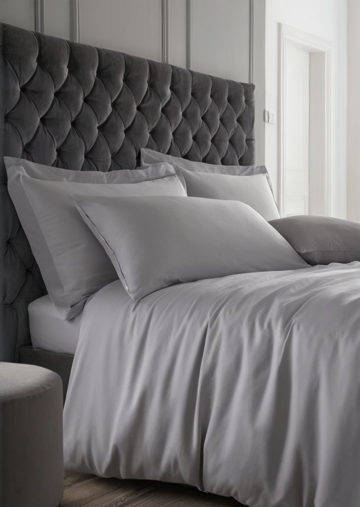 Jedwabista miąkka satynowa standardowa para poszewek na poduszki - obrazek 2