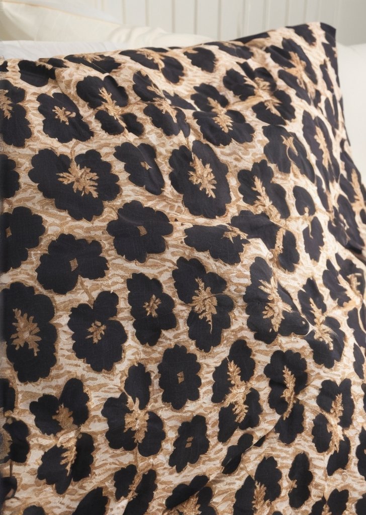 Zestaw pościeli w brązową panterką - obrazek 2