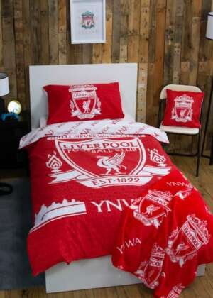 Dwustronny zestaw poszewek na kołdrą w kolorze Liverpool