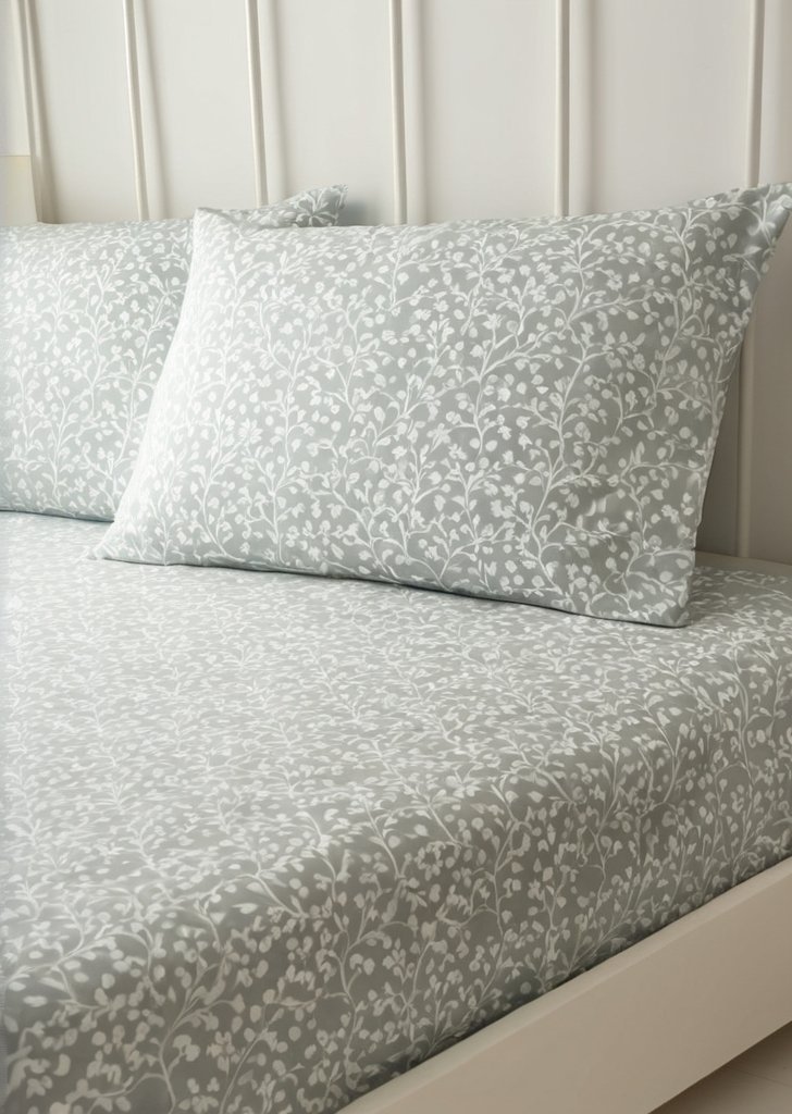 Zestaw prześcieradeł dekoracyjnych w kolorze zielonym