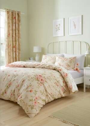 Zestaw dwustronnych, naturalnych poszewek na kołdrą typu flourette