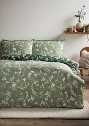Komplet pościeli w kolorze zielonego eukaliptusa