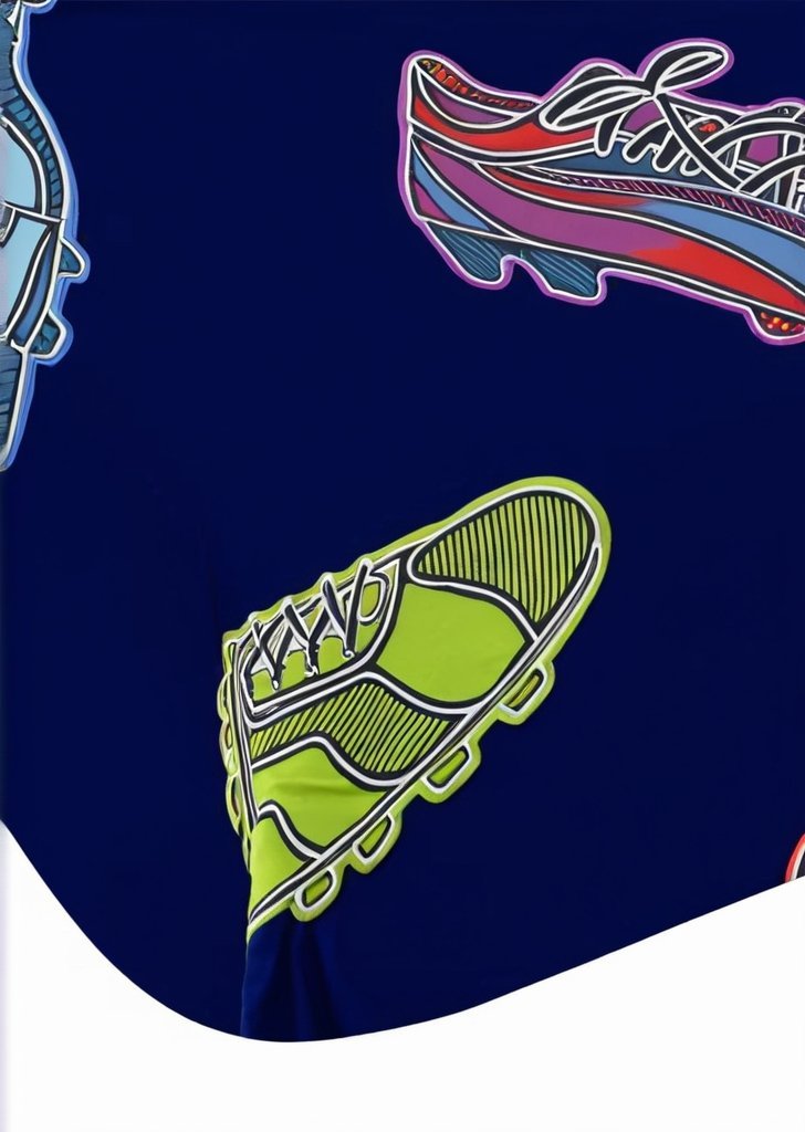 Jasnoniebieskie prześcieradło piłkarskie - obrazek 3